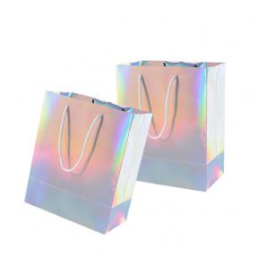 Universal holographic paper bag for holiday gifts packing 