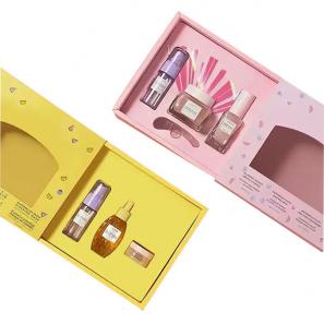 Custom printed drawer style skincare paper packaging 