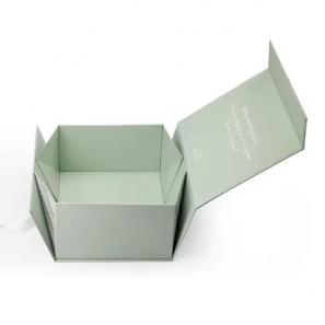 Handmade folding rigid paper box for chocolate truffles gift packing 