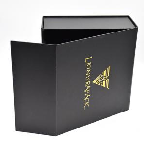 Flat pack gift boxes for luxury belt wallet presents 