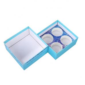 Classical cardboard cosmetic paper gift box for bath bomb set 